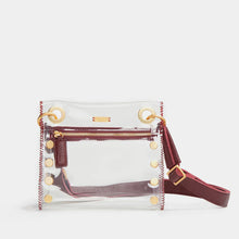 Load image into Gallery viewer, TONY SML - Clear Crimson/Brushed Gold