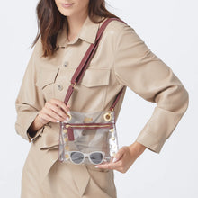 Load image into Gallery viewer, TONY SML - Clear Crimson/Brushed Gold