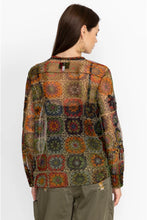 Load image into Gallery viewer, FLAVIE MESH BLOUSE