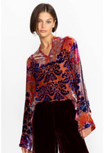 Load image into Gallery viewer, SYRIAH BURNOUT ENTA BLOUSE