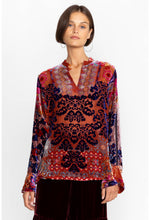 Load image into Gallery viewer, SYRIAH BURNOUT ENTA BLOUSE