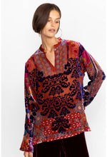 Load image into Gallery viewer, SYRIAH BURNOUT ENTA BLOUSE