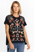 Load image into Gallery viewer, CLARA RAW DETAIL SWING TEE