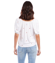 Load image into Gallery viewer, Ladybug Peasant Top