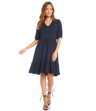 Load image into Gallery viewer, Puff Sleeve Tiered Dress