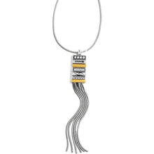 Load image into Gallery viewer, Tapestry Slim Fringe Short Necklace