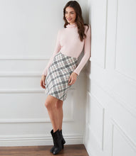 Load image into Gallery viewer, Bias Cut Plaid Skirt