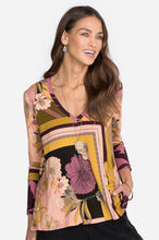 Load image into Gallery viewer, ECHO FAVORITE LONG SLEEVE V-NECK SWING TEE