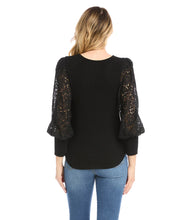 Load image into Gallery viewer, Lace Sleeve Top