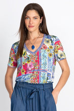 Load image into Gallery viewer, MIDSUMMER FAVORITE SHORT SLEEVE V-NECK SWING TEE