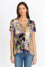 Load image into Gallery viewer, SKY FLOWER FAVORITE S/S V-NECK SWING TEE