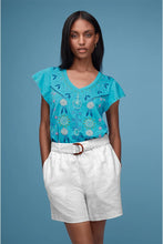 Load image into Gallery viewer, ORIEL FLUTTER SLEEVE TEE