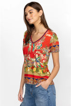 Load image into Gallery viewer, RAPSODIA FAVORITE SHORT SLEEVE V-NECK TEE