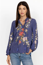 Load image into Gallery viewer, NALINA RUFFLE SCARF BACK BLOUSE