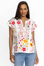 Load image into Gallery viewer, JONI EASY PANELED V-NECK TOP
