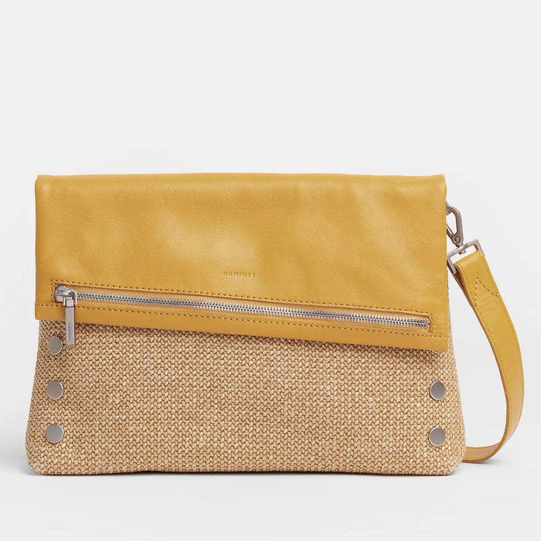 VIP LRG - Chanterelle Raffia/Brushed Silver