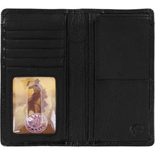 Load image into Gallery viewer, Ostrich Print Checkbook Wallet
