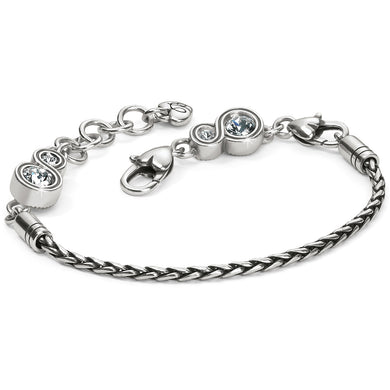 Infinity Sparkle Slide Bracelet