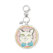 Load image into Gallery viewer, Paris Blooms Sparkle Kitty Handbag Fob
