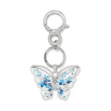 Load image into Gallery viewer, Kyoto In Bloom Indigo Butterfly Handbag Fob
