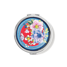 Load image into Gallery viewer, Blossom Hill Rouge Round Pill Box

