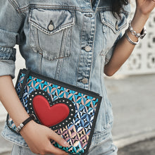 Load image into Gallery viewer, Fashionista Moody Blue Pouch
