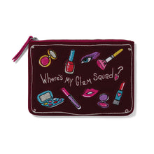Load image into Gallery viewer, Glam Squad Embroidered Pouch
