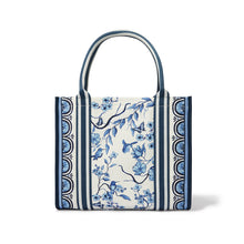 Load image into Gallery viewer, Indigo Song Bird Canvas Carryall
