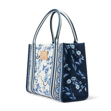 Load image into Gallery viewer, Indigo Song Bird Canvas Carryall

