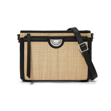Load image into Gallery viewer, Jordyn Straw Cross Body Organizer
