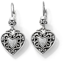 Load image into Gallery viewer, Reno Heart Leverback Earrings
