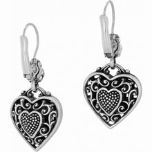 Load image into Gallery viewer, Reno Heart Leverback Earrings

