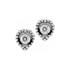 Load image into Gallery viewer, Shimmer Heart Mini Post Earrings
