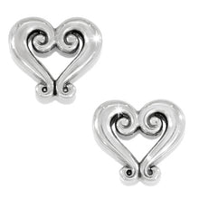 Load image into Gallery viewer, Genoa Heart Mini Post Earrings
