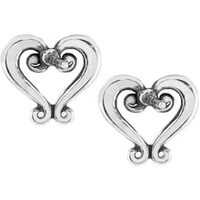 Load image into Gallery viewer, Genoa Heart Mini Post Earrings
