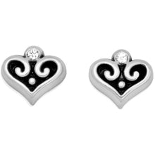 Load image into Gallery viewer, Alcazar Heart Mini Post Earrings
