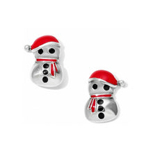 Load image into Gallery viewer, Snowman Mini Post Earrings
