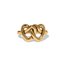 Load image into Gallery viewer, Interlok Linked Hearts Ring
