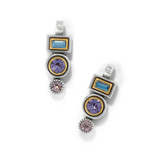 Load image into Gallery viewer, Halo Gleam Drop Post Earrings
