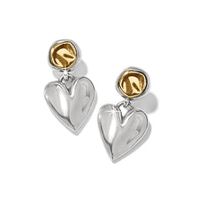 Load image into Gallery viewer, Cascade Heart Post Drop Earrings
