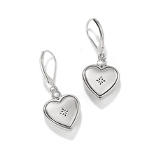 Load image into Gallery viewer, Mosaic Heart Two Tone  Leverback Earrings

