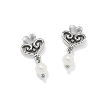 Load image into Gallery viewer, Alcazar Amor Pearl Post Drop Earrings
