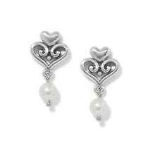 Load image into Gallery viewer, Alcazar Amor Pearl Post Drop Earrings
