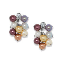 Load image into Gallery viewer, Pearl-icious Multi Post Drop Earrings

