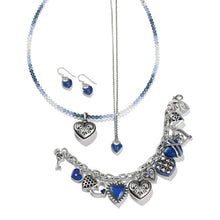 Load image into Gallery viewer, One Heart Padlock French Wire Earrings
