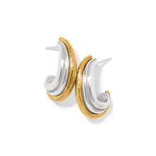 Load image into Gallery viewer, Ferrara Deco Small Hoop Earrings
