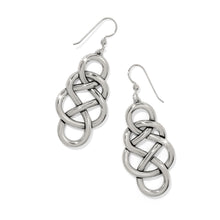 Load image into Gallery viewer, Interlok Braid Drop French Wire Earrings
