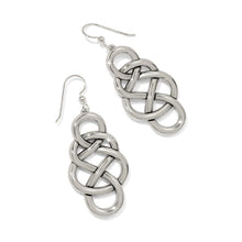 Load image into Gallery viewer, Interlok Braid Drop French Wire Earrings

