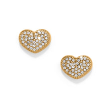 Load image into Gallery viewer, Illumina Celeste Heart Post Earrings
