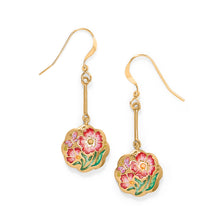 Load image into Gallery viewer, Sydney Poppy French Wire Earrings
